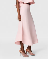 Silk Midi Skirt