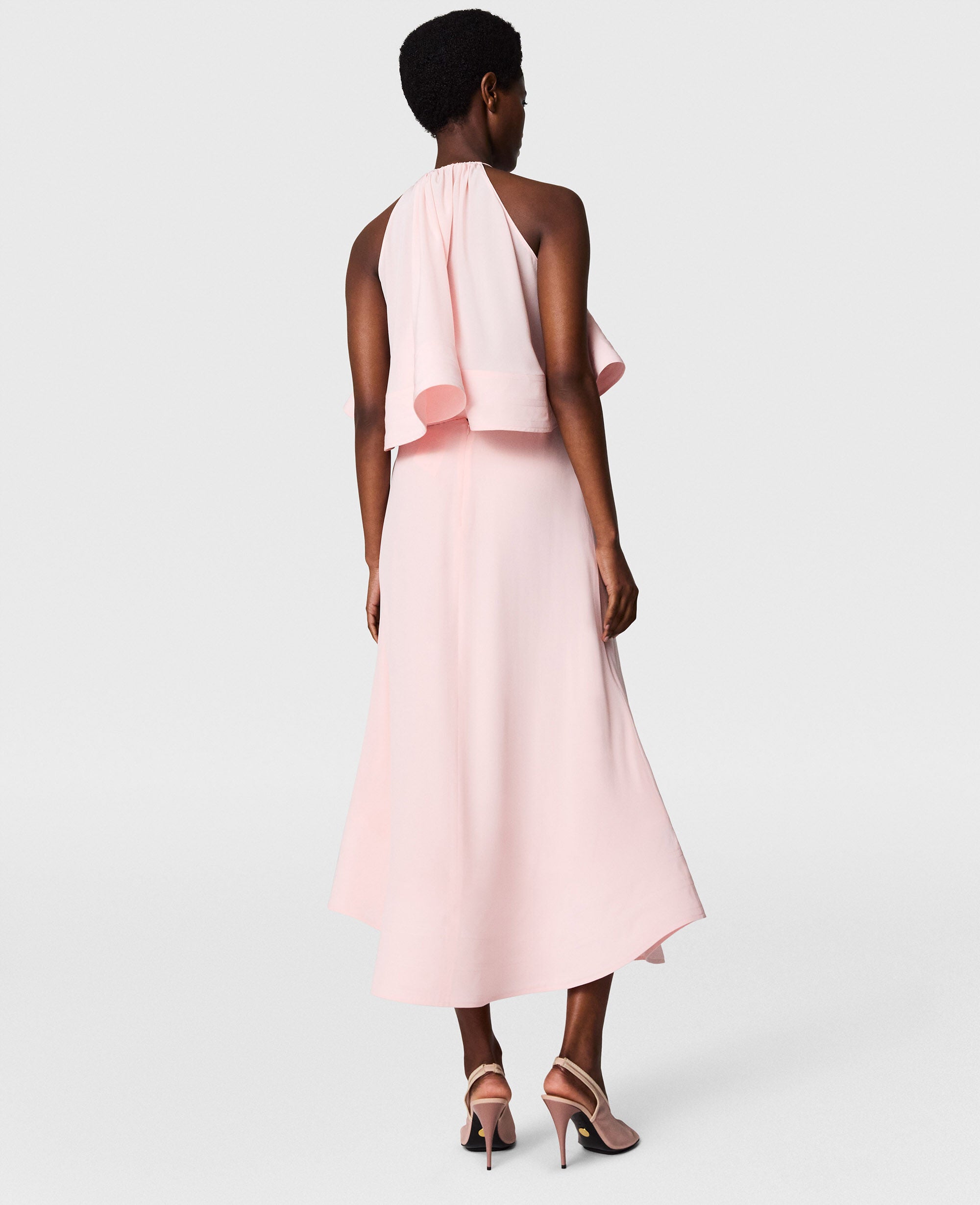 Silk Midi Skirt