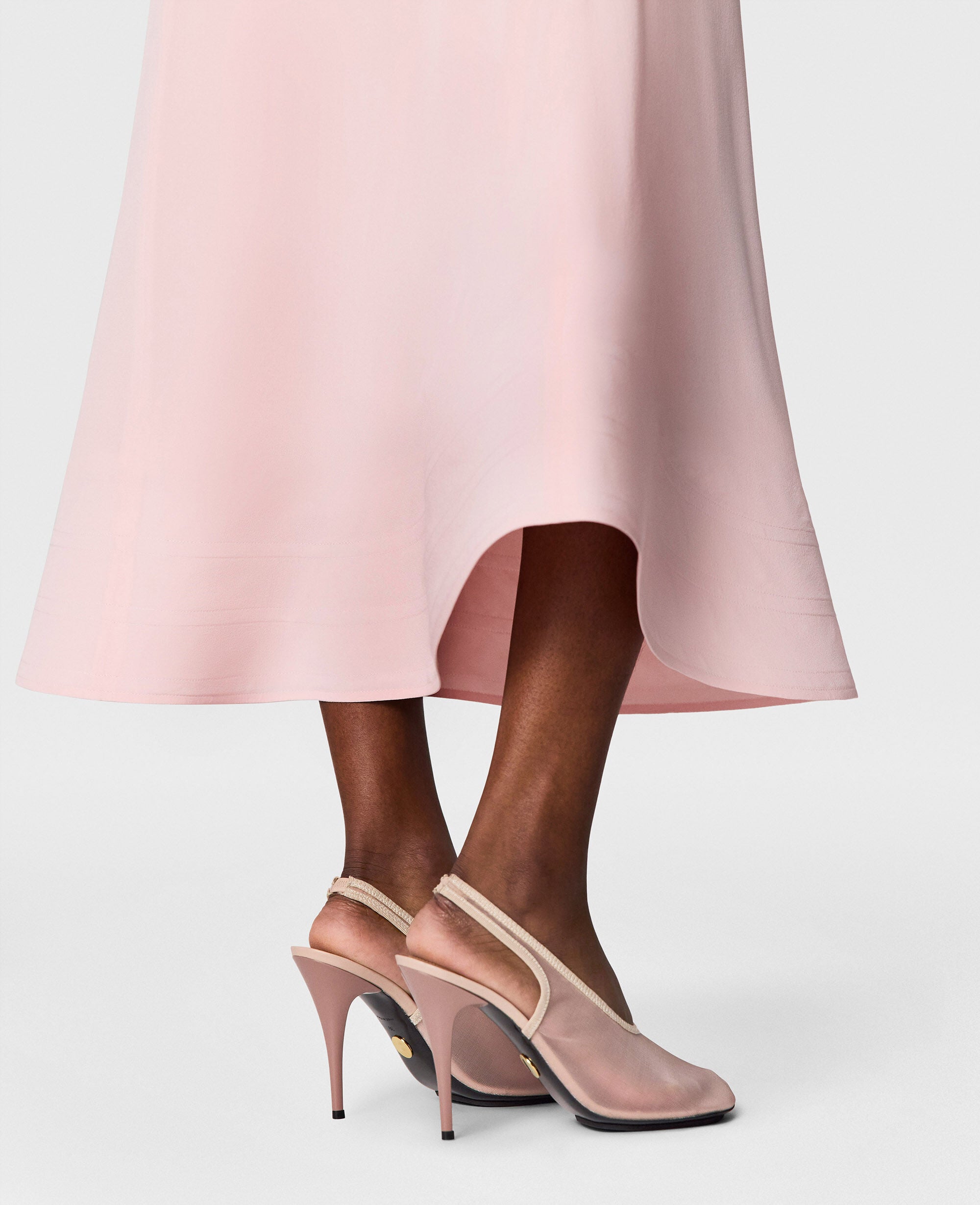 Silk Midi Skirt