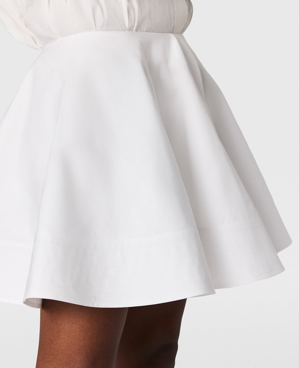 Poplin Mini Skirt