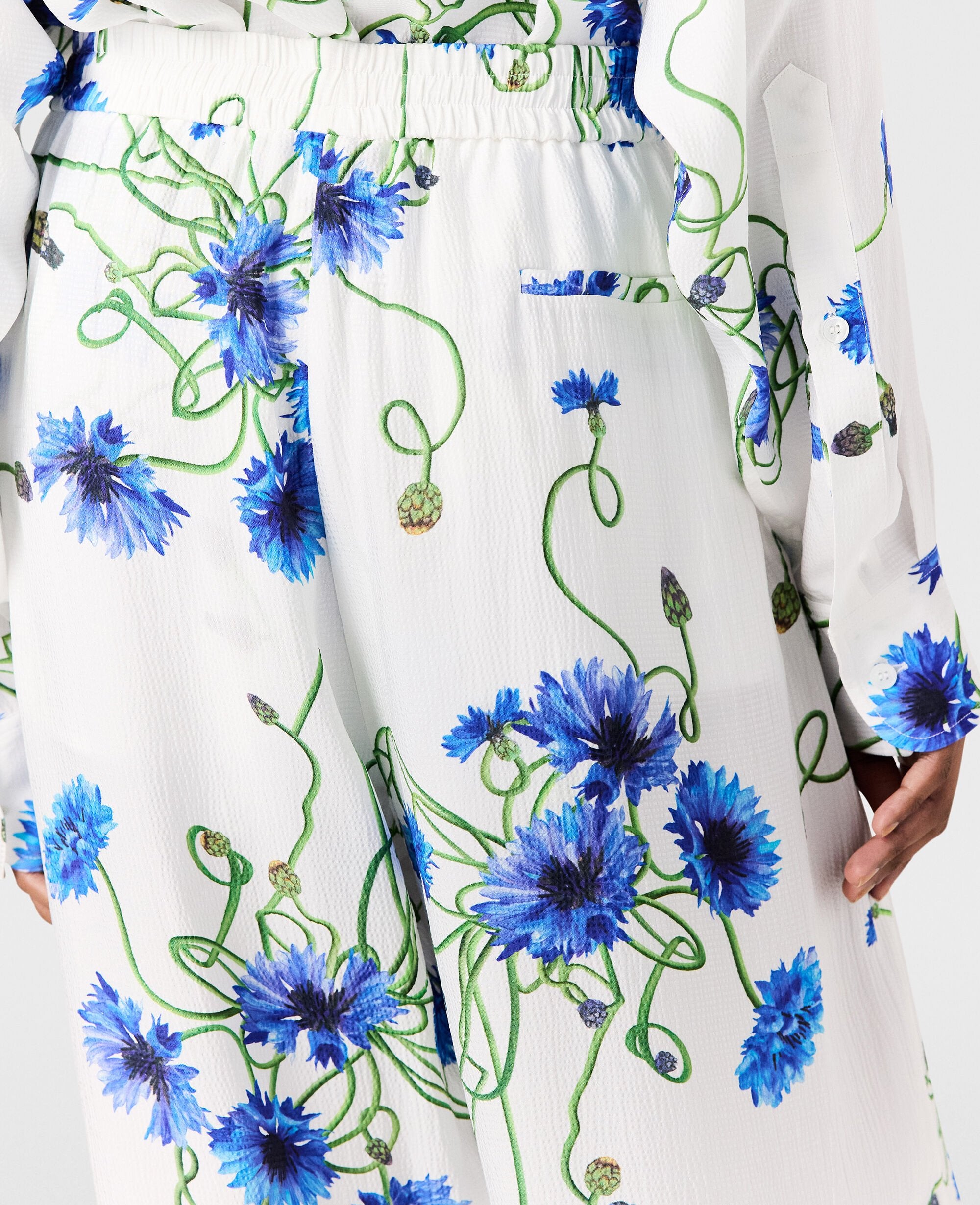 Cornflower Print Trousers