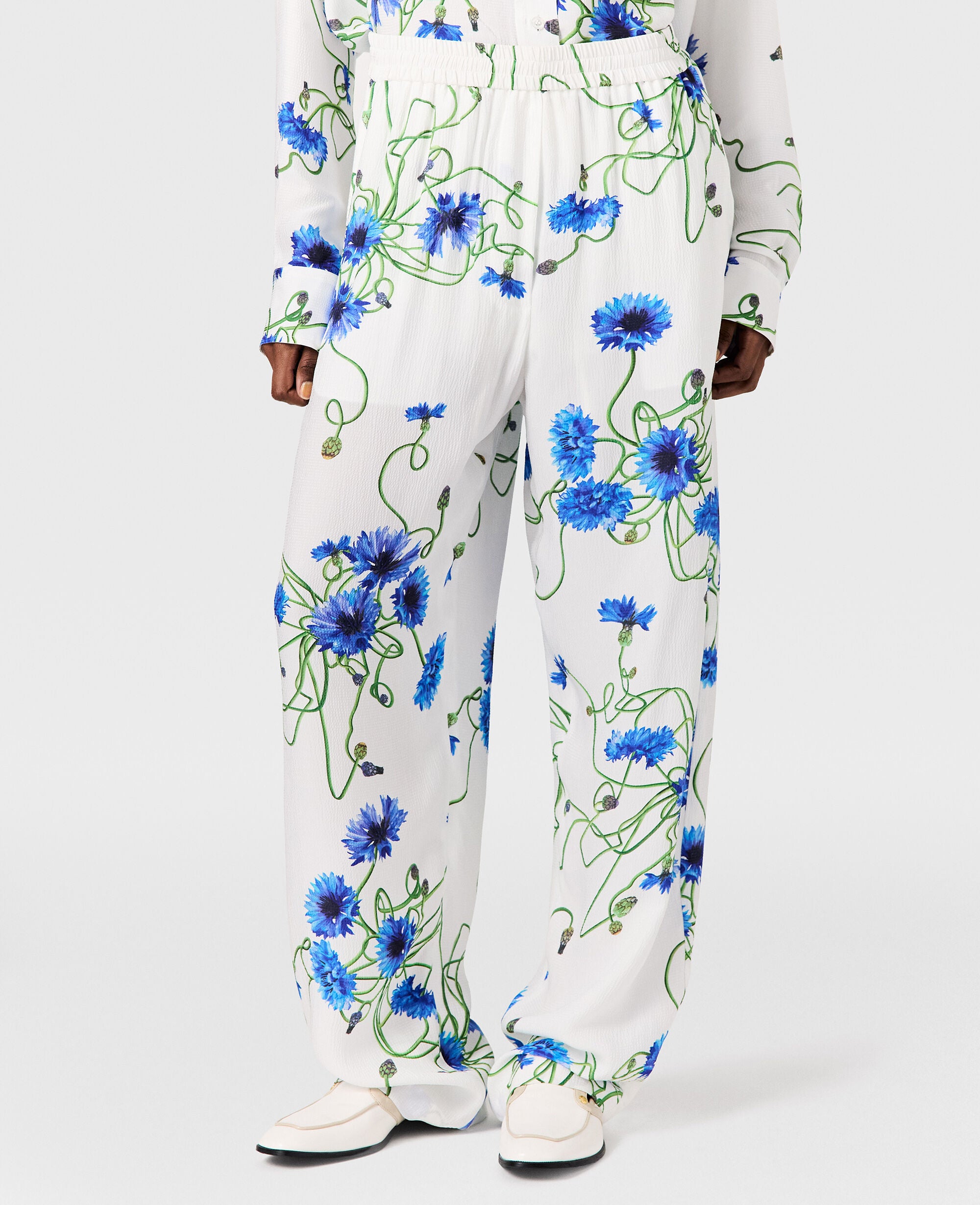 Cornflower Print Trousers