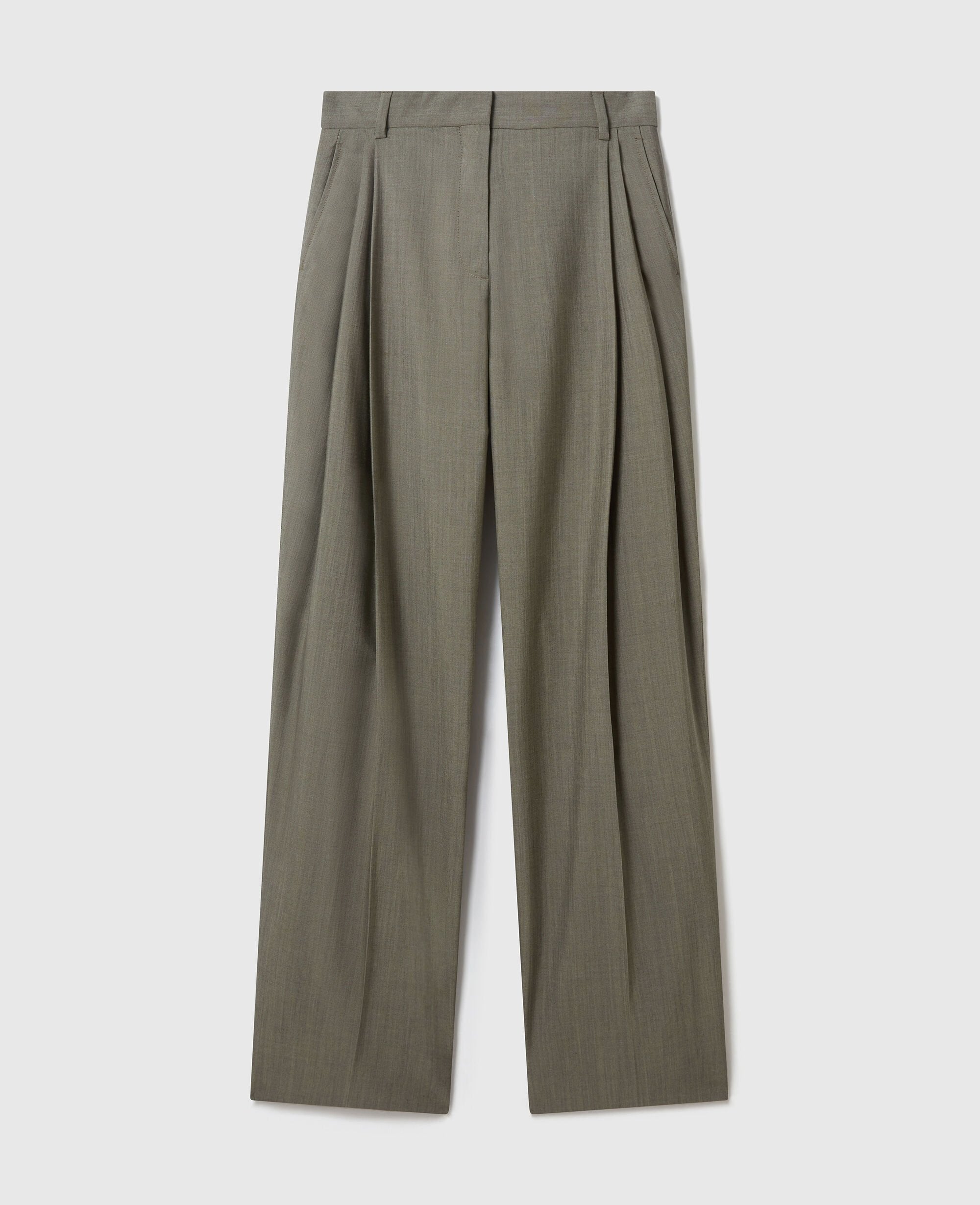 Tropical Lightweight Straight Trousers