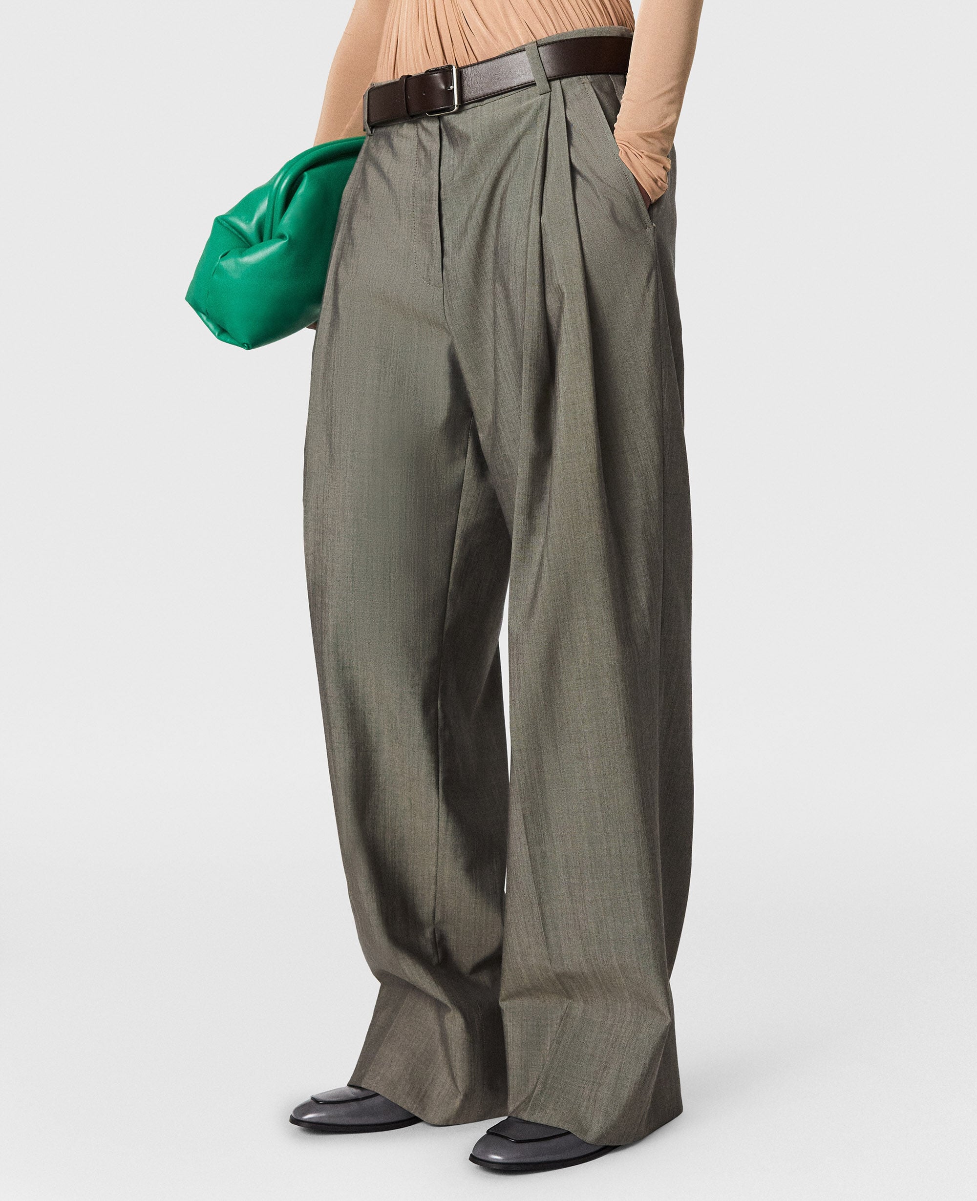 Tropical Lightweight Straight Trousers