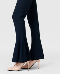 Compact Knit Peplum Trousers