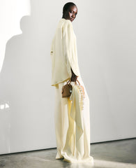 Oversized Drawstring Satin Pants