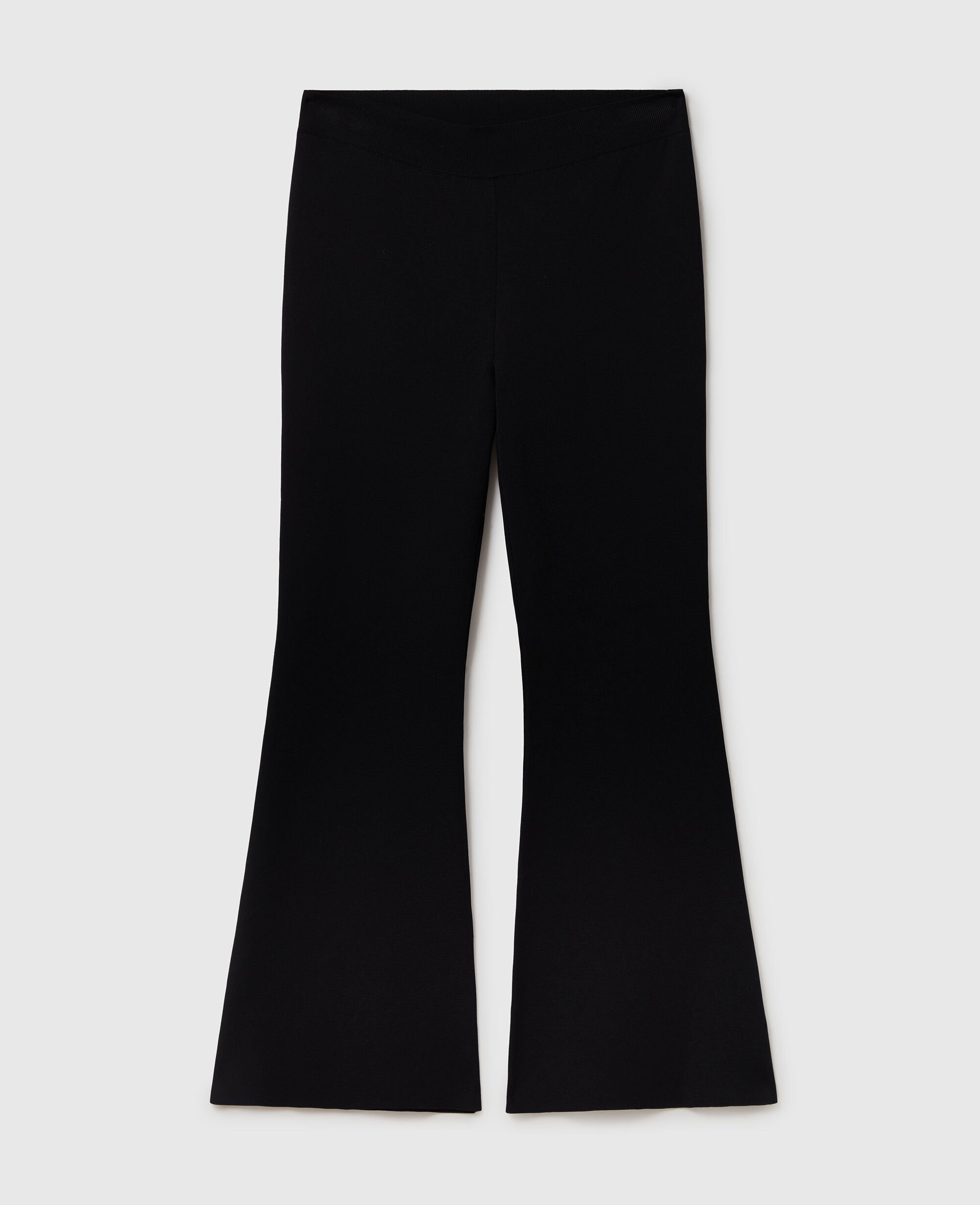 Compact Knit Flared Pants