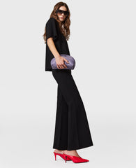 Compact Knit Flared Pants