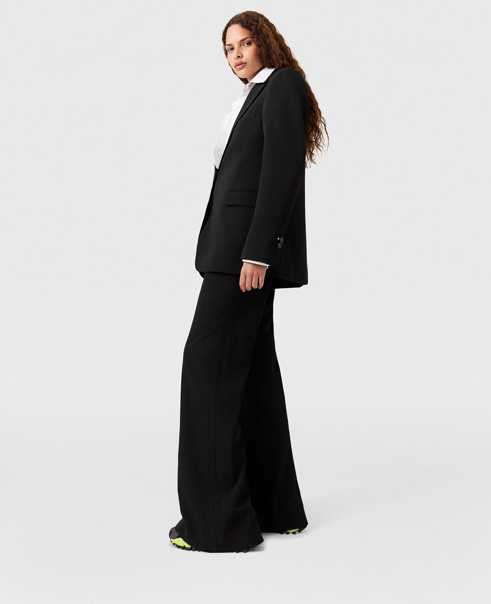 Wool Flannel Tailored Trousers