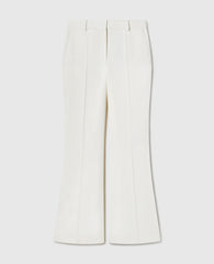 High-Rise Bootcut Wool Trousers