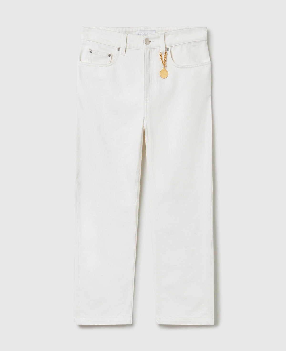 Cropped Barrel-Leg Jeans