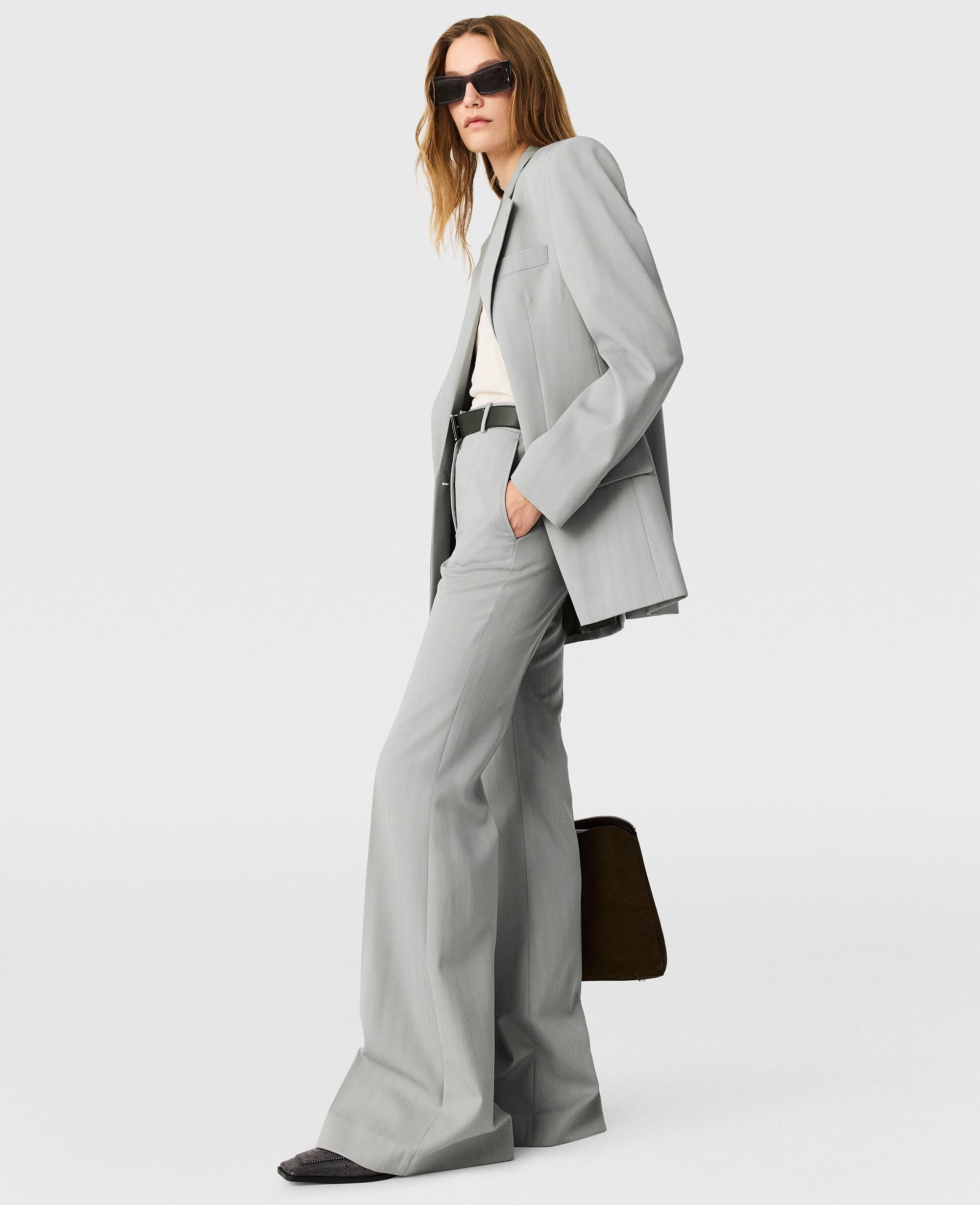 Mid-Rise  Botcut Trousers