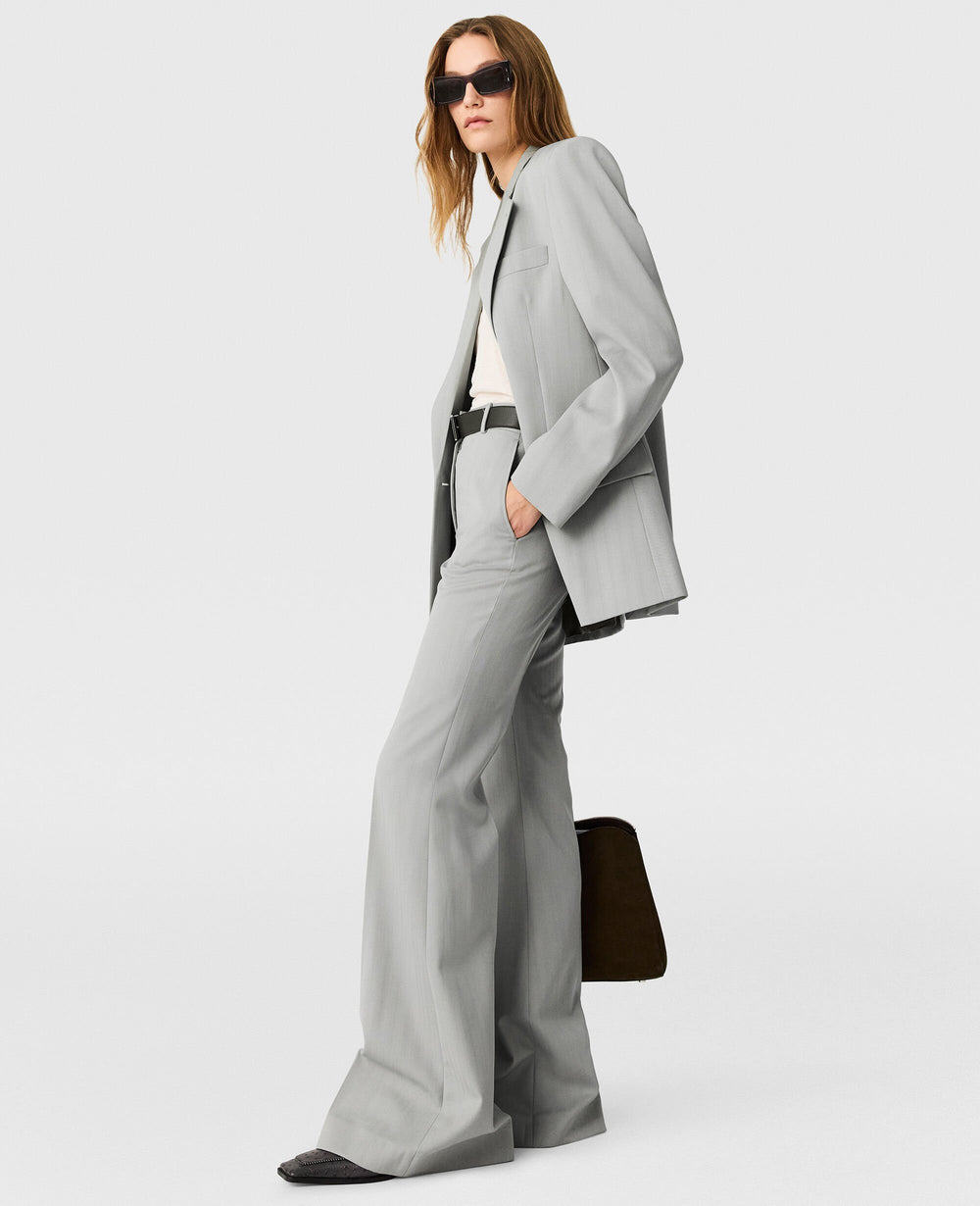 Mid-Rise  Botcut Trousers