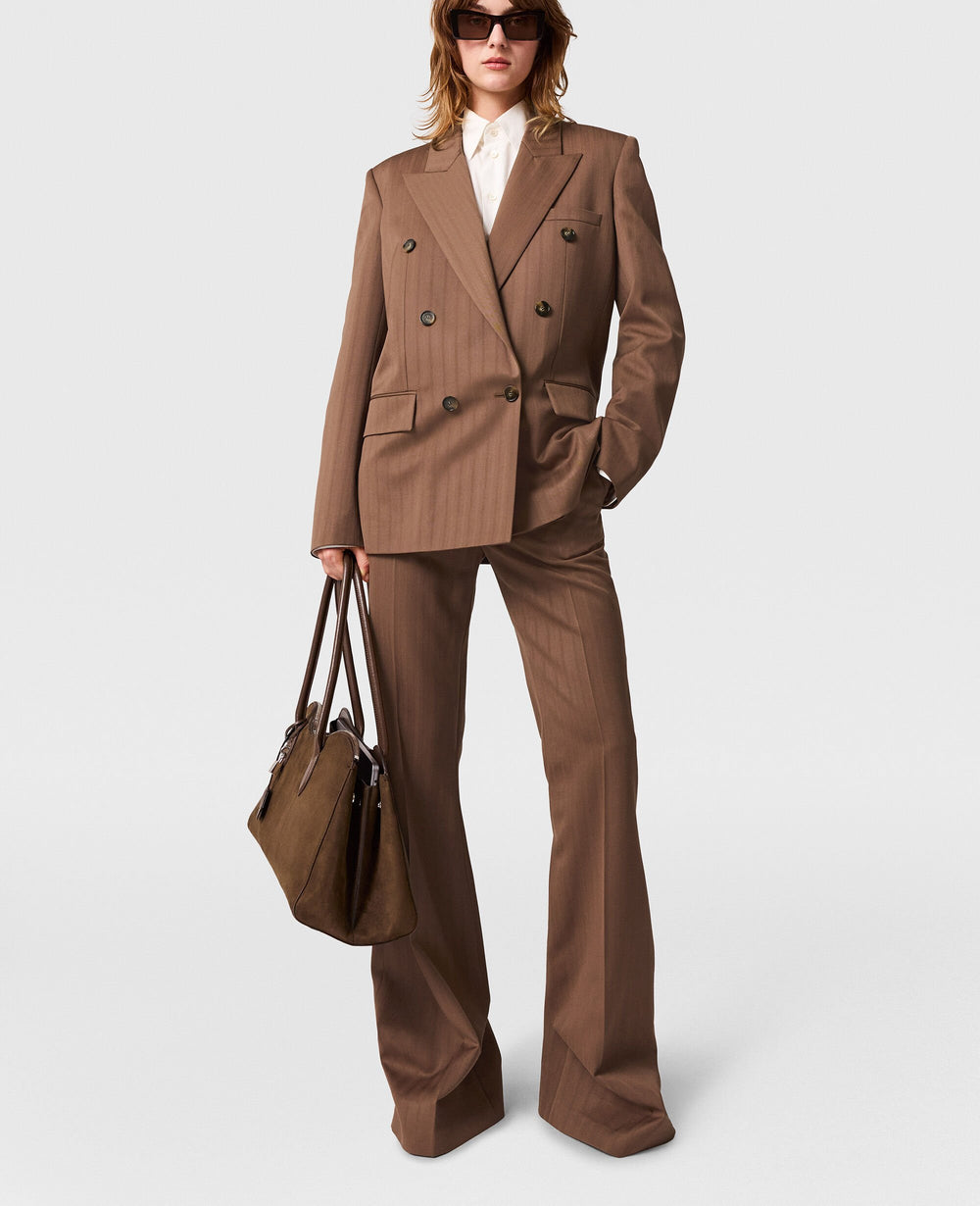 Mid-Rise  Botcut Trousers