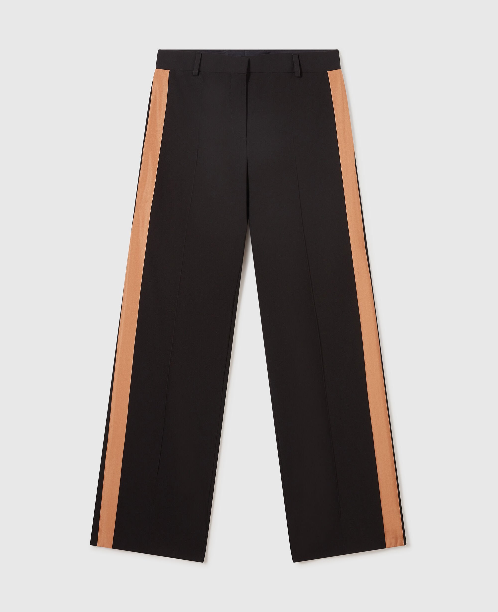 Pleated Wide-Leg Trousers