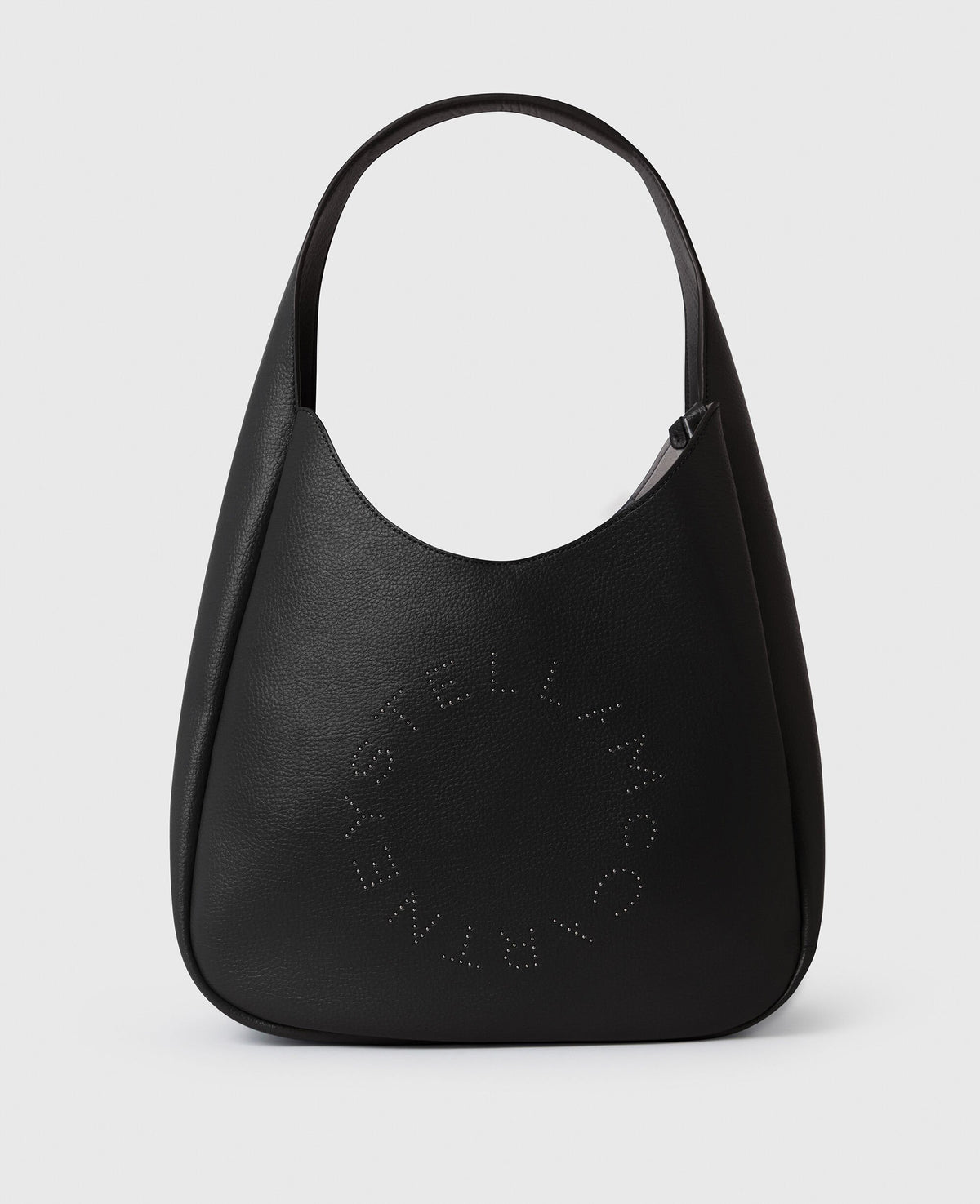 Logo Studded Large Hobo Bag
