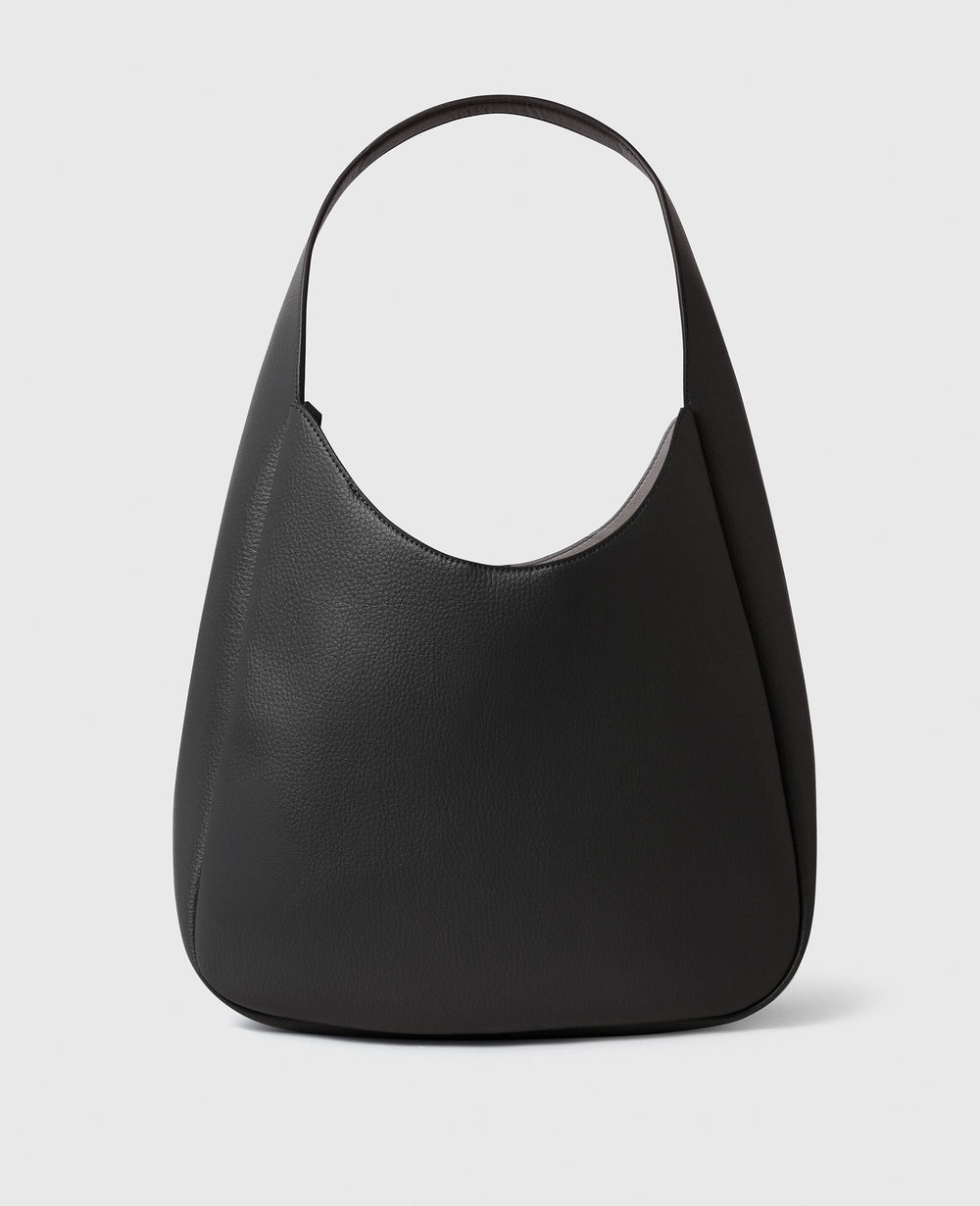 Logo Studded Large Hobo Bag