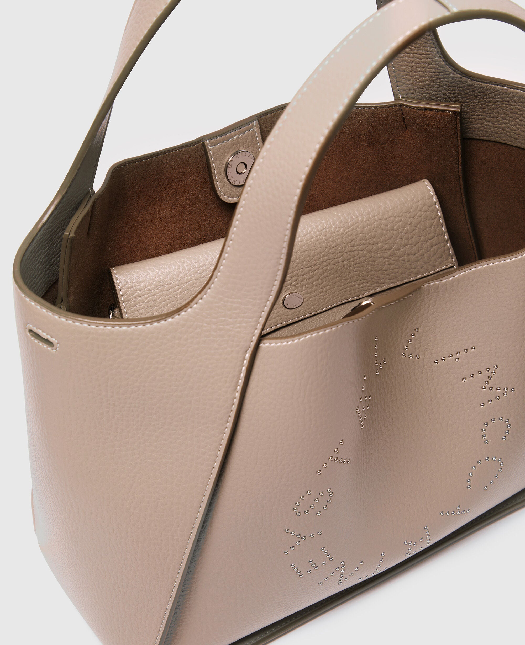 Logo Top Handle Crossbody Tote Bag