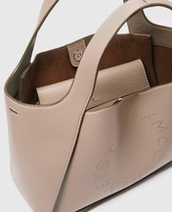 Logo Top Handle Crossbody Tote Bag