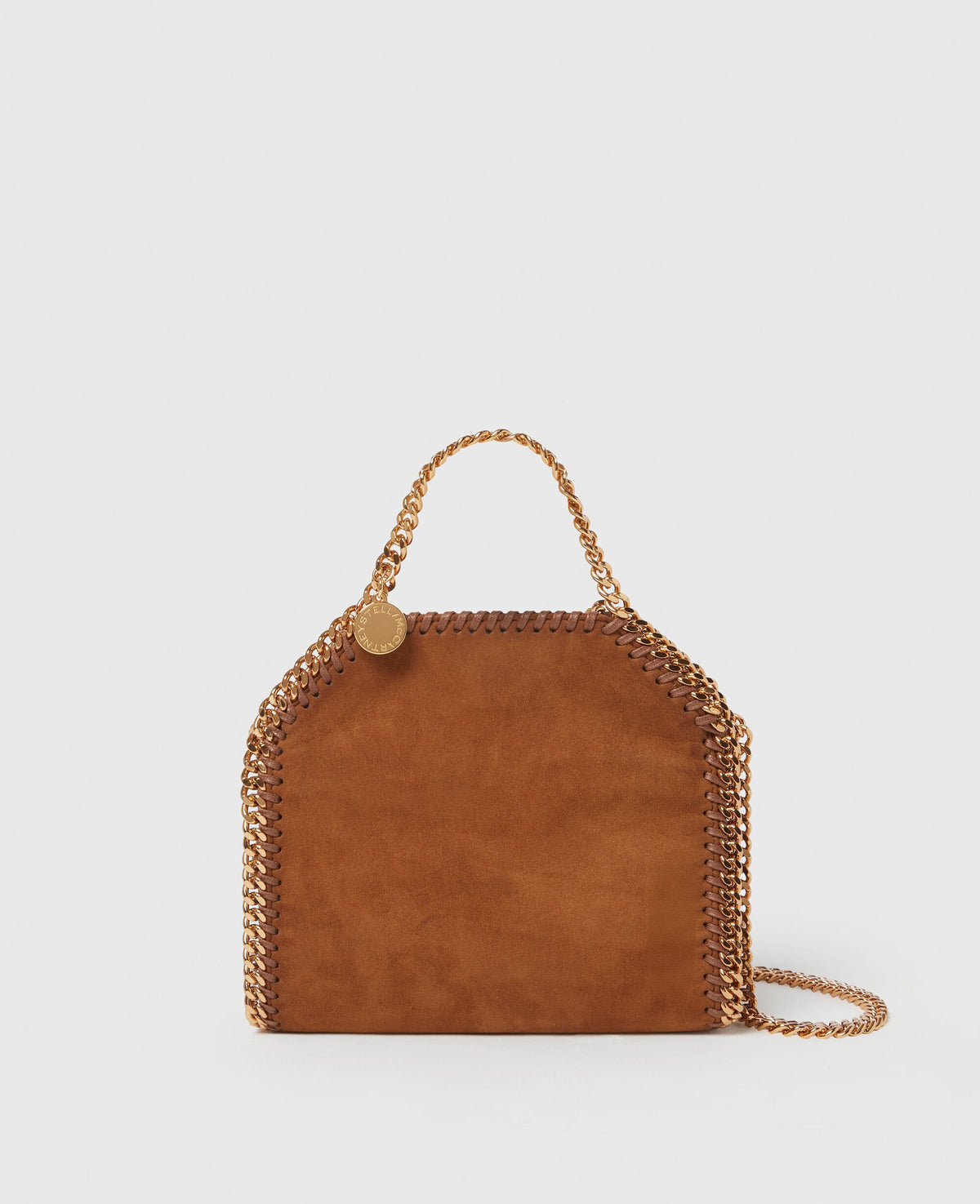 Falabella Suede Tiny Tote Bag