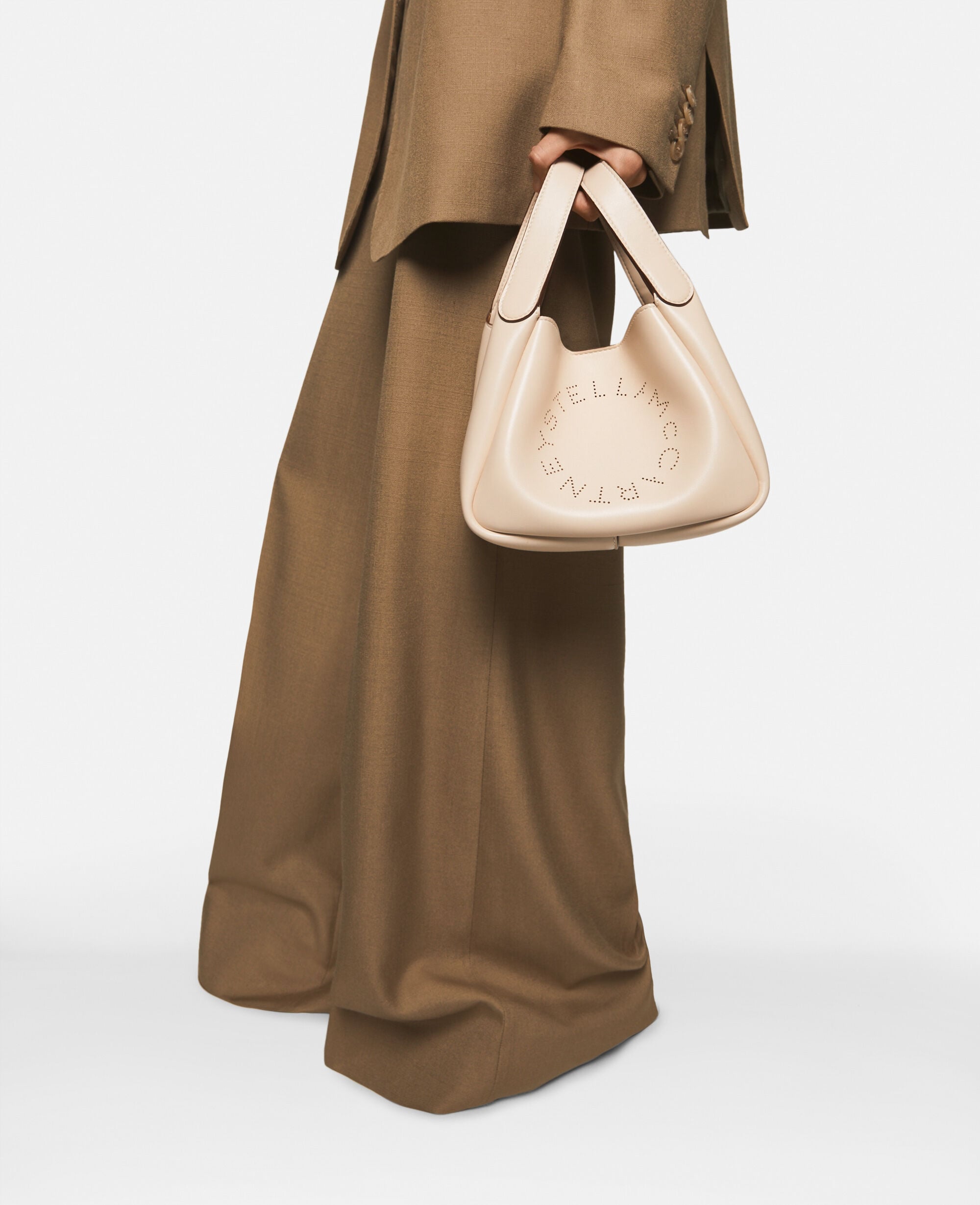 Logo Double Top Handle Crossbody Bag
