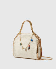Falabella Charm-Embellished Mini Tote Bag