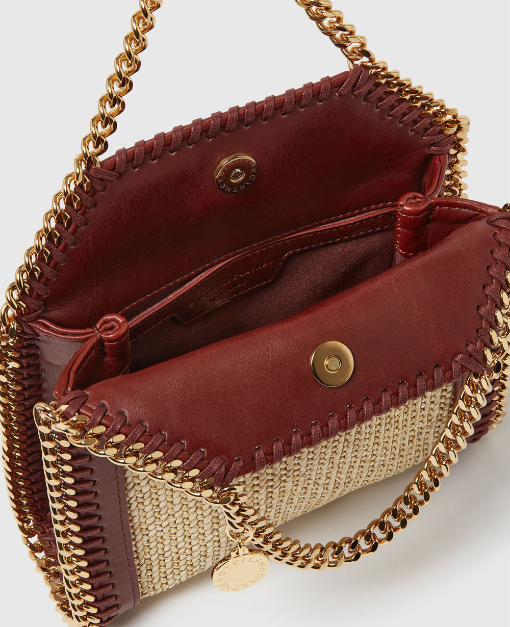 Falabella Raffia Mini Tote Bag
