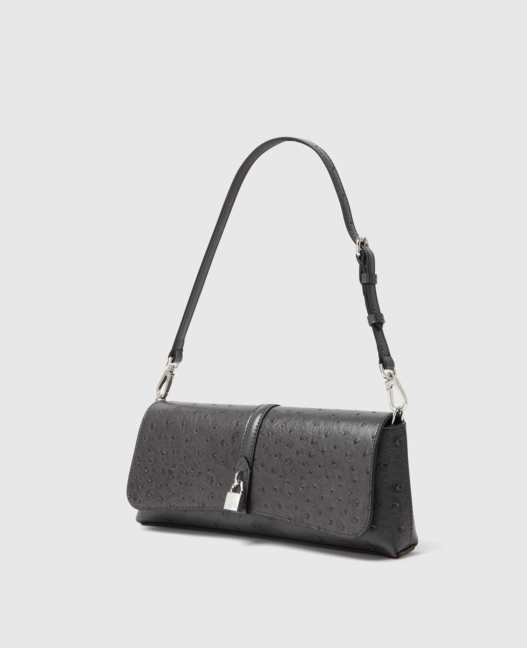 Ryder Ostrich Pochette Shoulder Bag