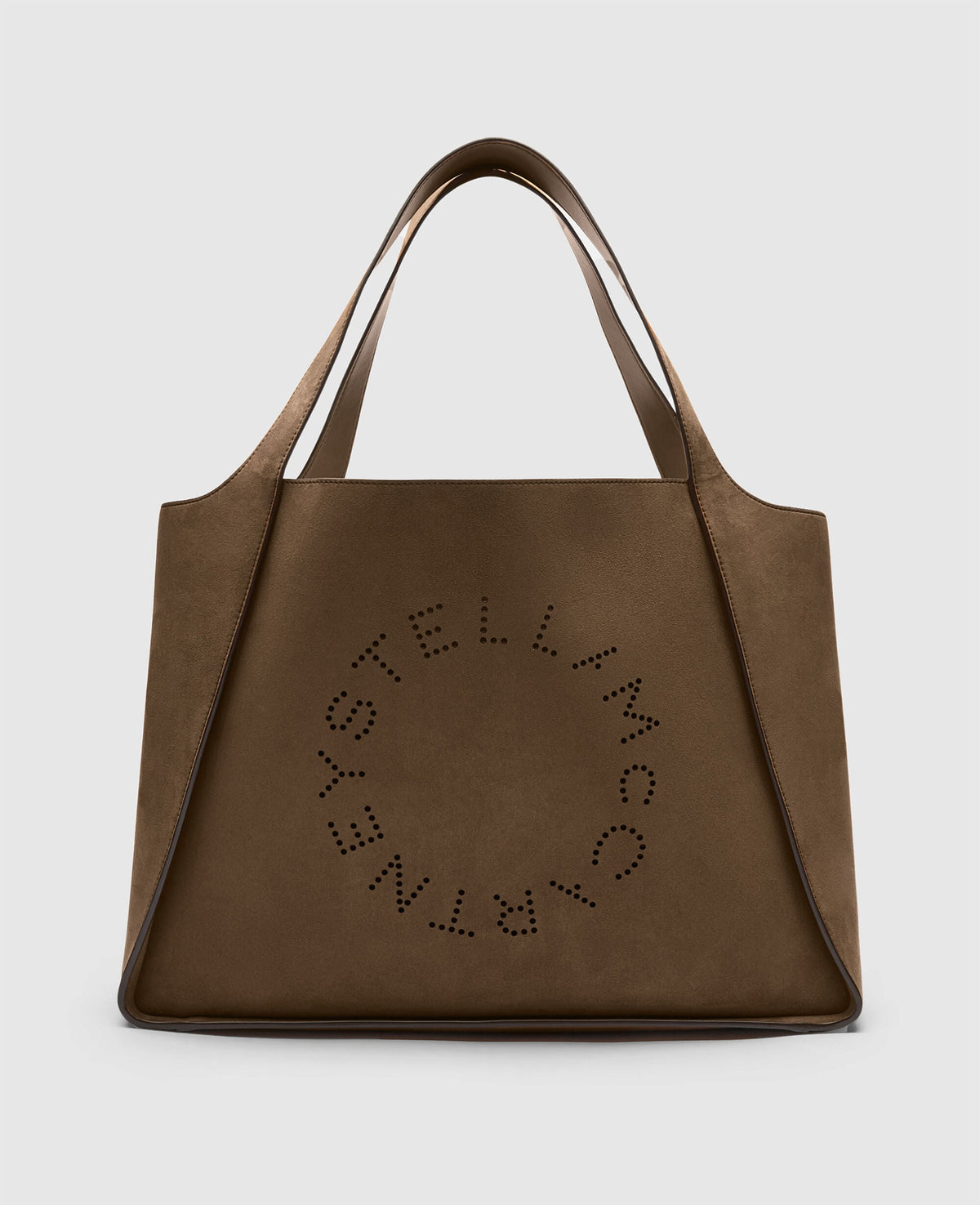 Logo Large Suede Tote Bag