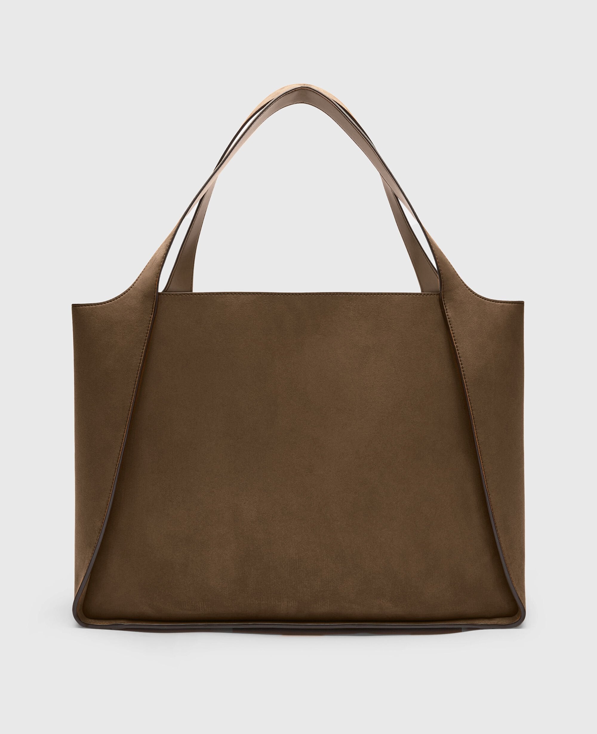 Logo Large Suede Tote Bag