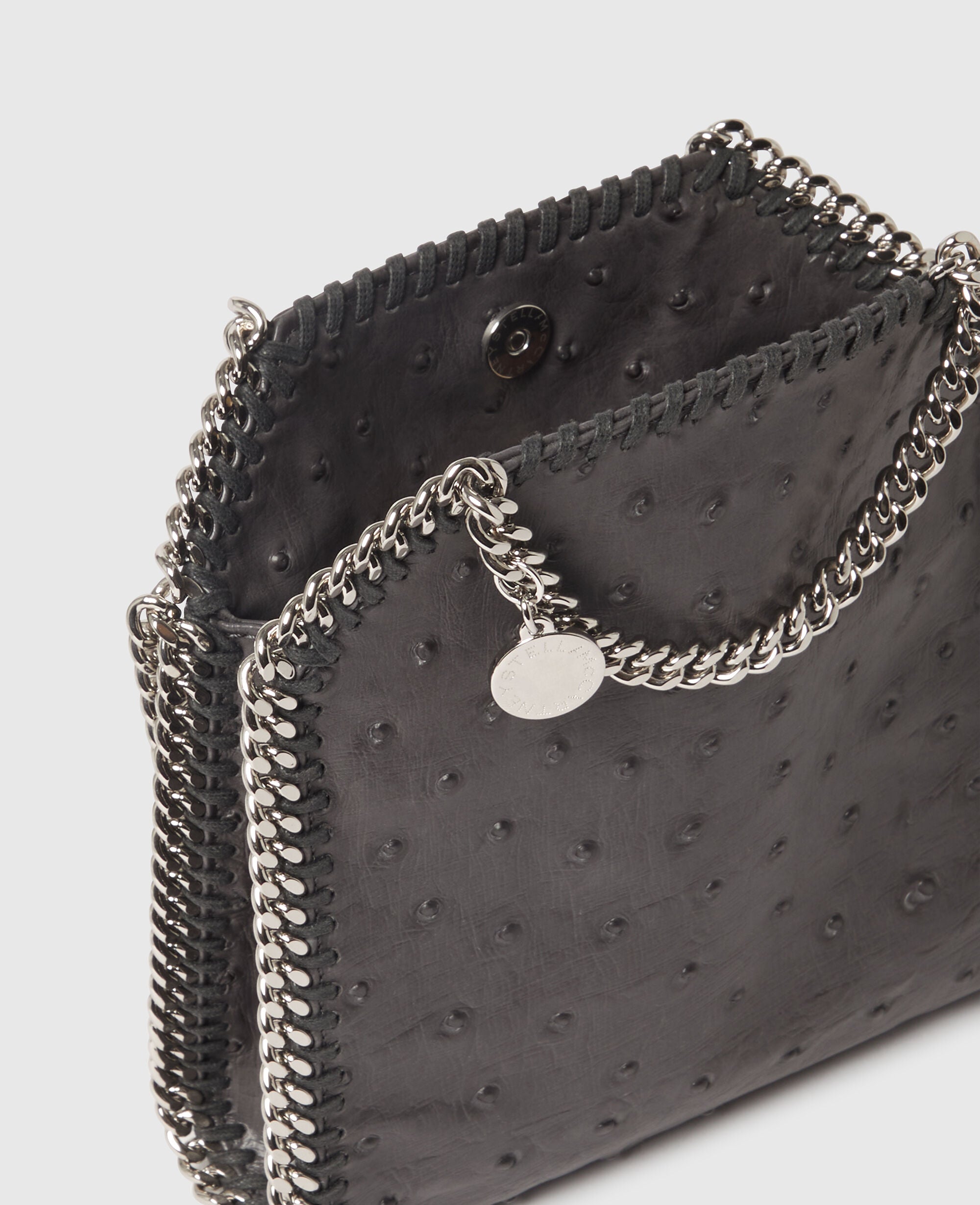 Falabella Ostrich Tiny Tote Bag