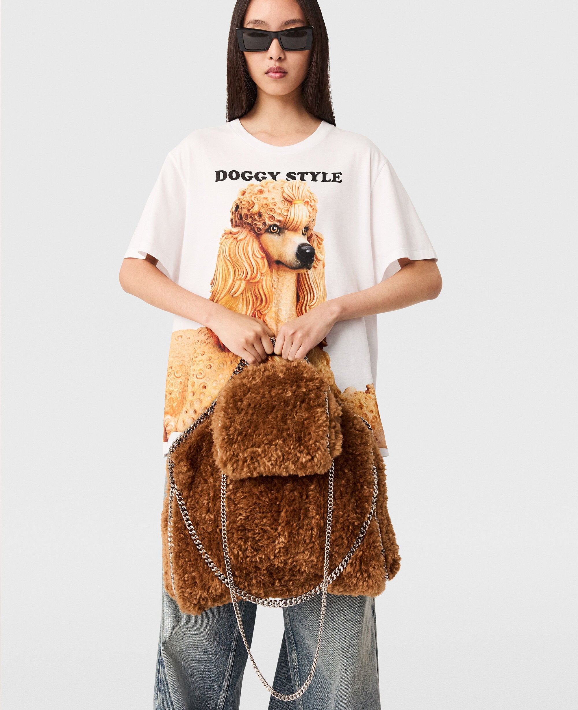 Falabella Plush Fold-Over Tote Bag