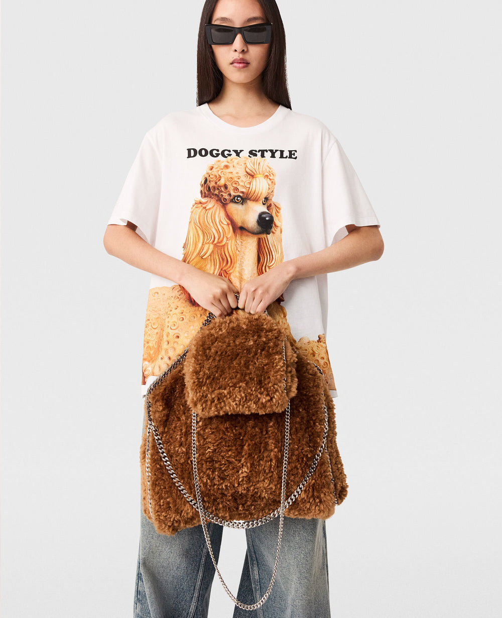 Falabella Plush Fold-Over Tote Bag