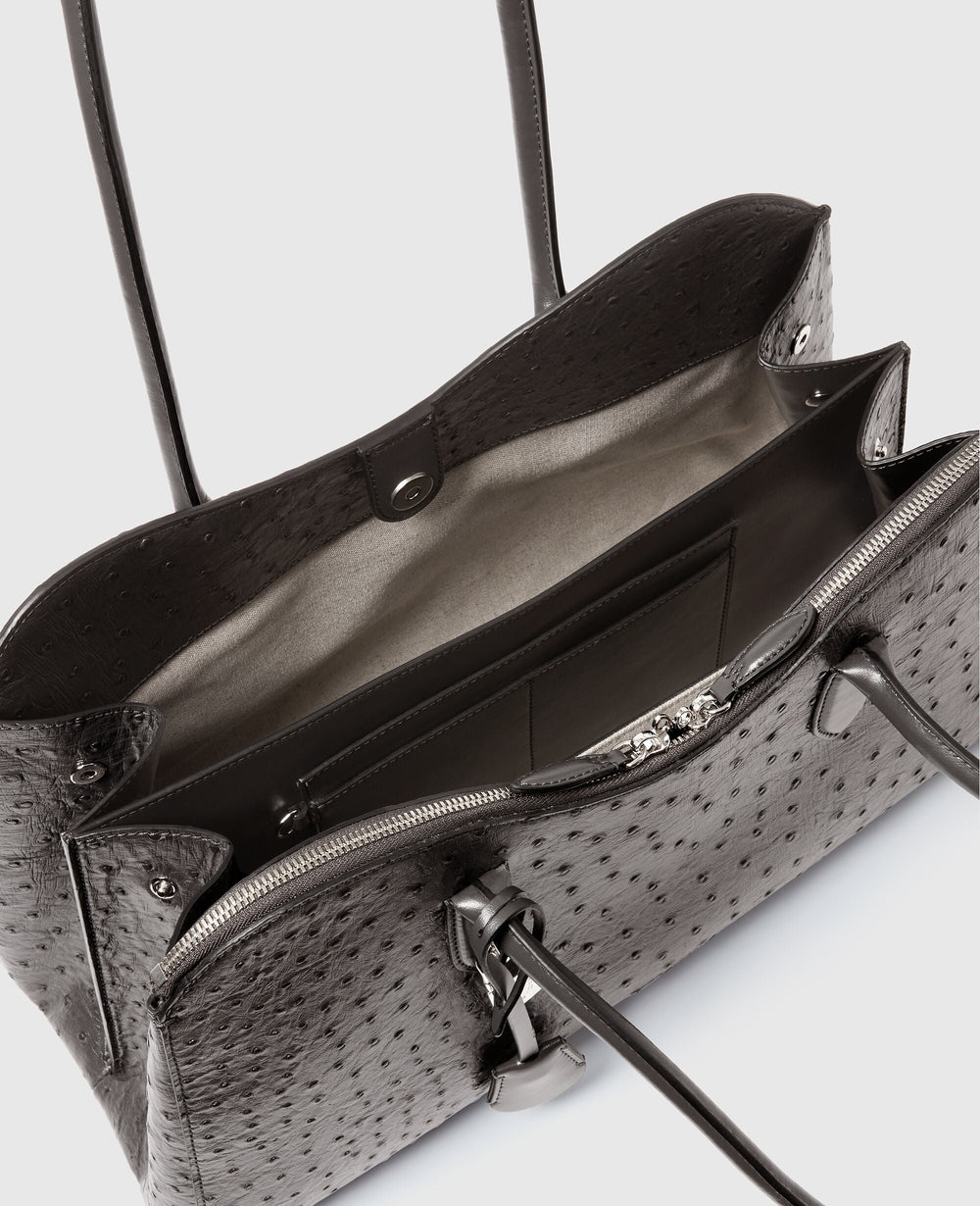 Ryder Ostrich Laptop Tote