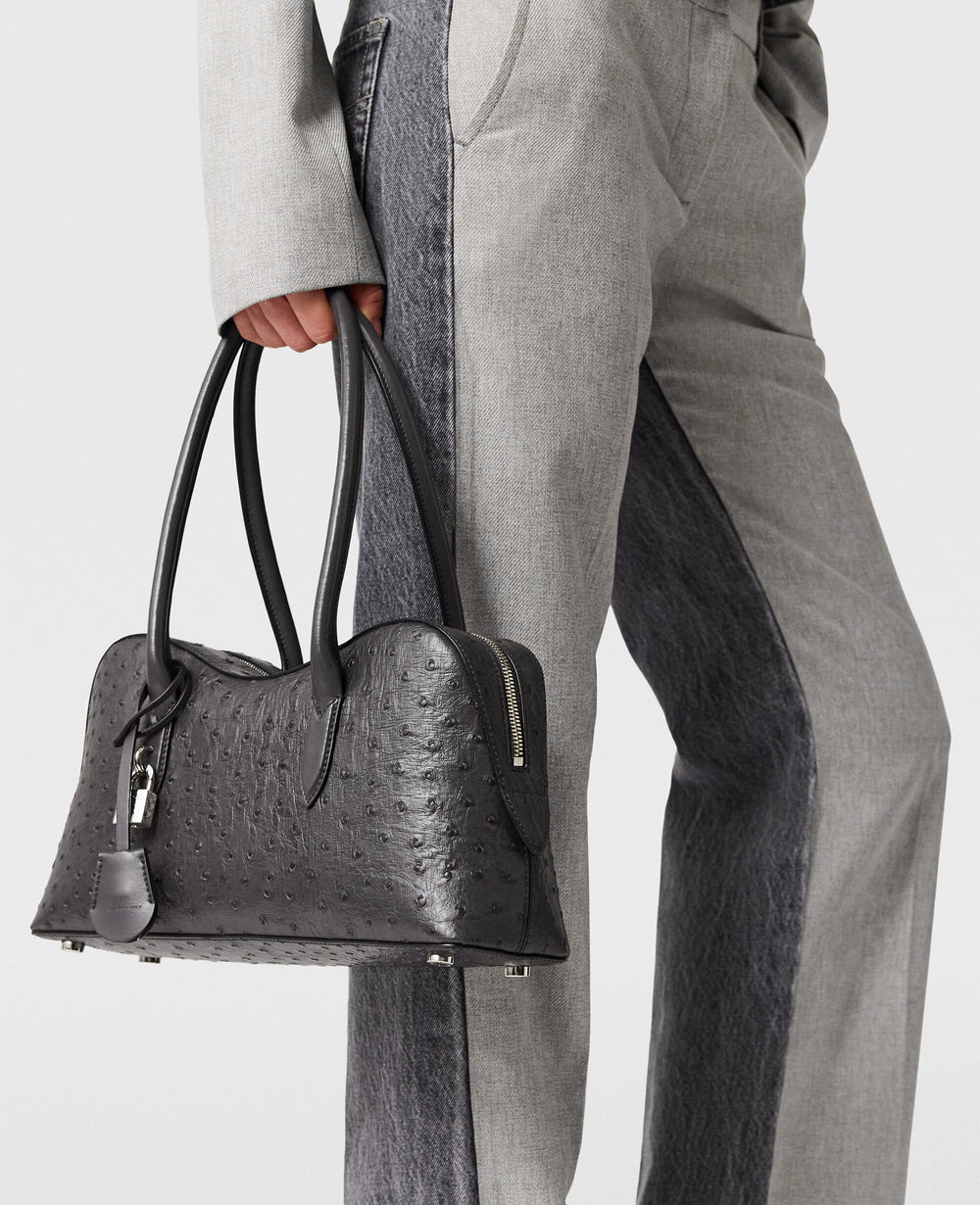 Ryder Ostrich Shoulder Bag
