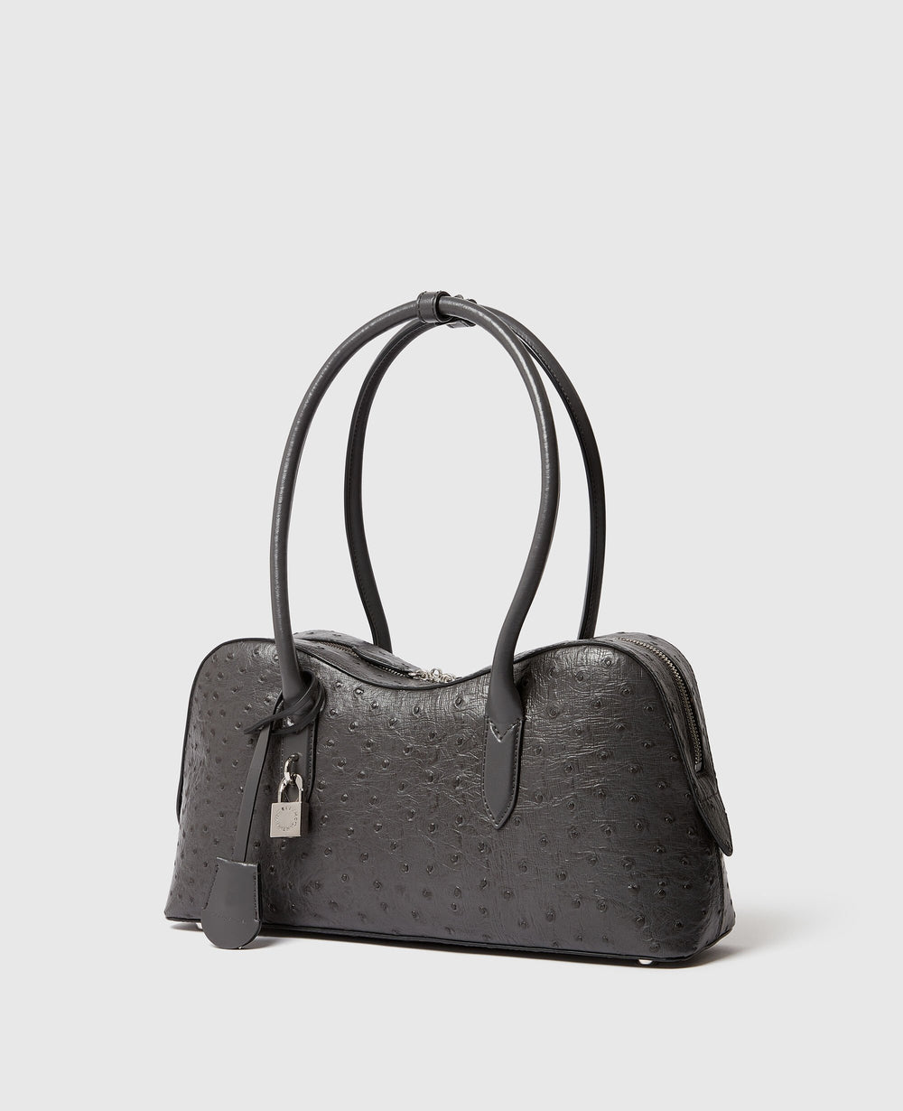 Ryder Ostrich Shoulder Bag