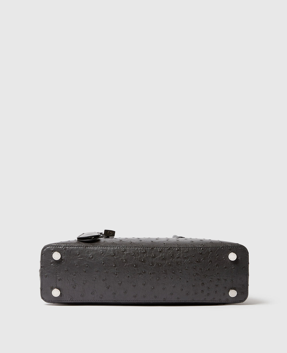 Ryder Ostrich Shoulder Bag