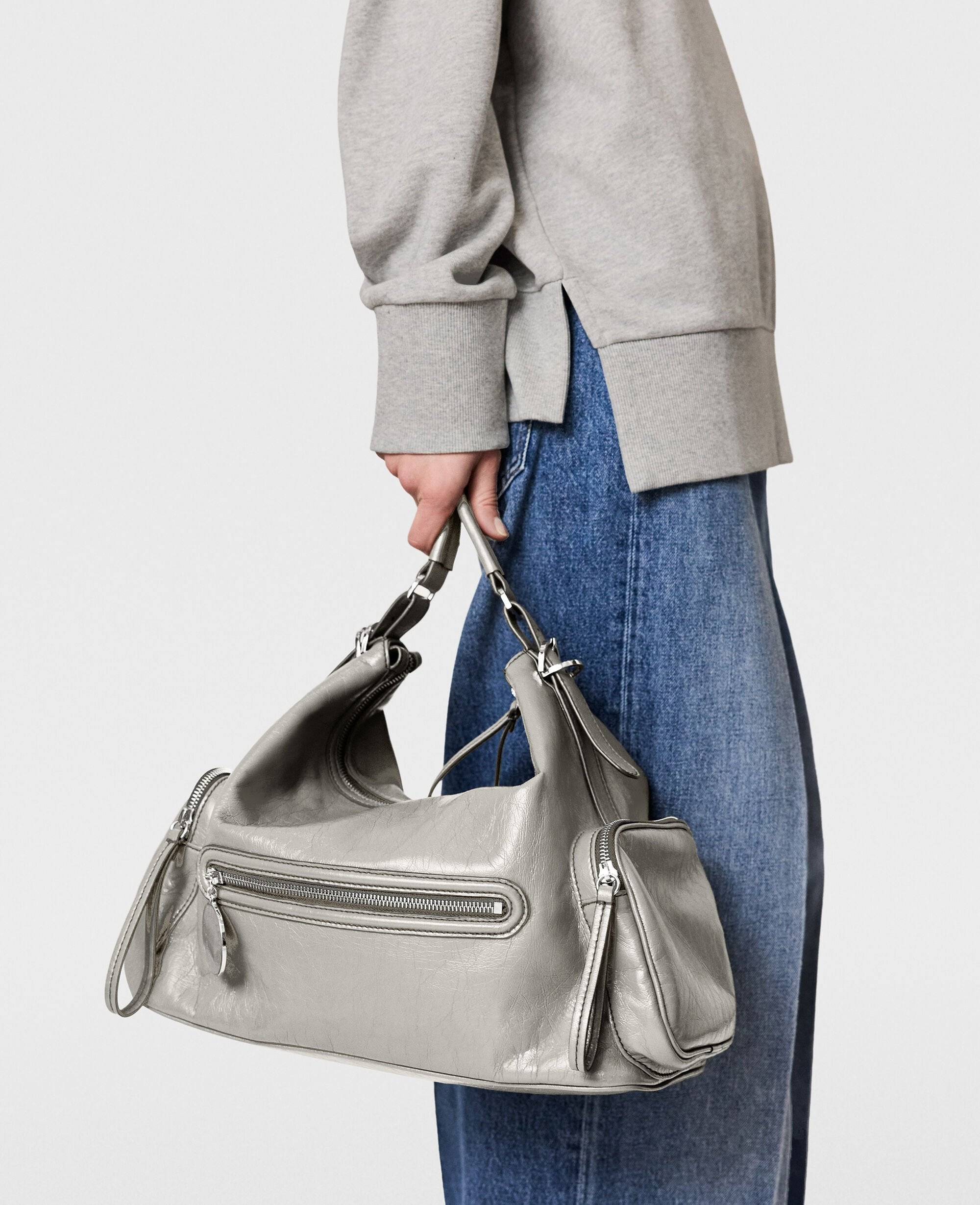 Dartmoor Cracked Patent Shoulder Bag