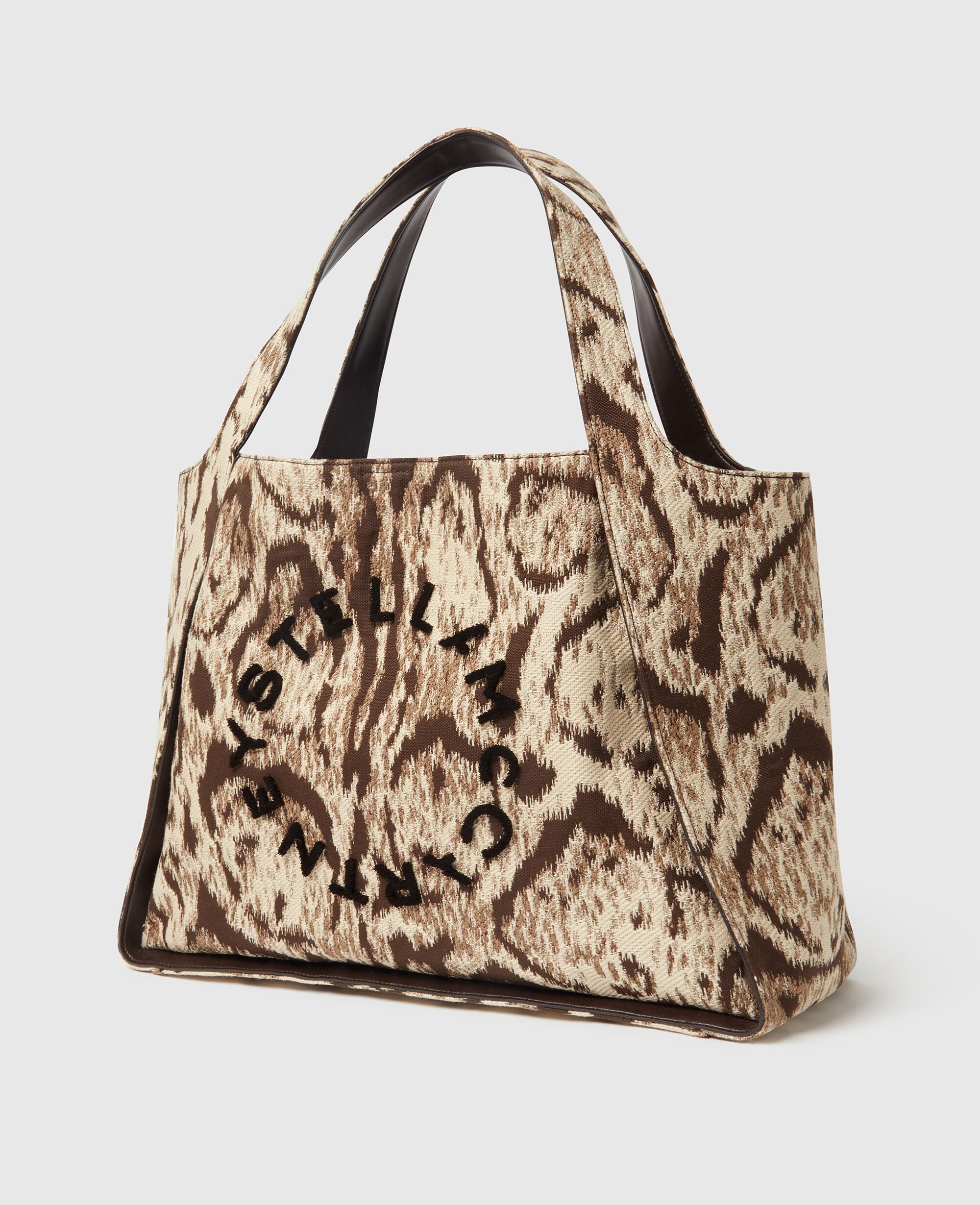 Logo Large Cloud Leopard Tote Bag