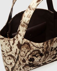 Logo Large Cloud Leopard Tote Bag