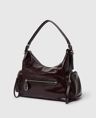 Dartmoor Cracked Patent Shoulder Bag
