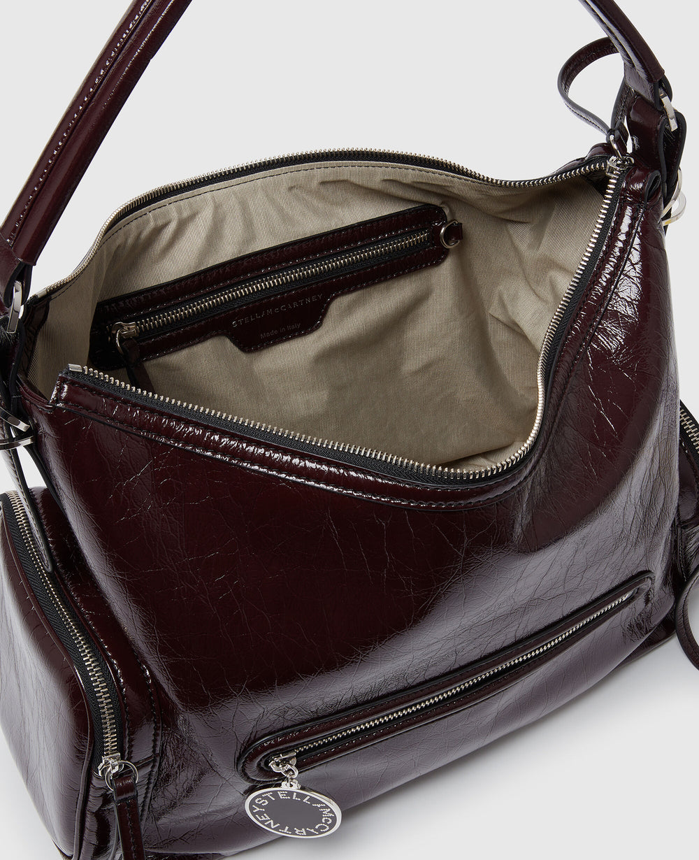 Dartmoor Cracked Patent Shoulder Bag