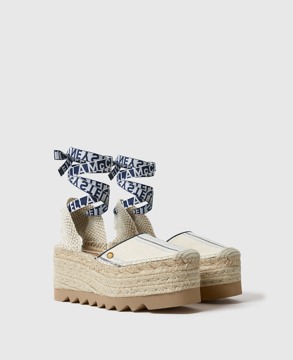 Gaia  Striped Espadrilles