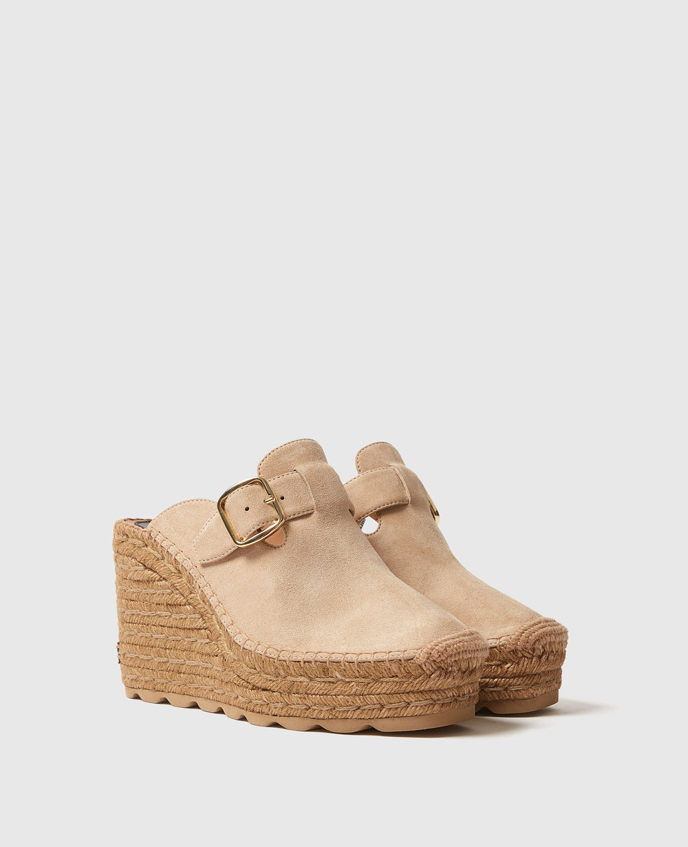 Gaia Suede Clogs