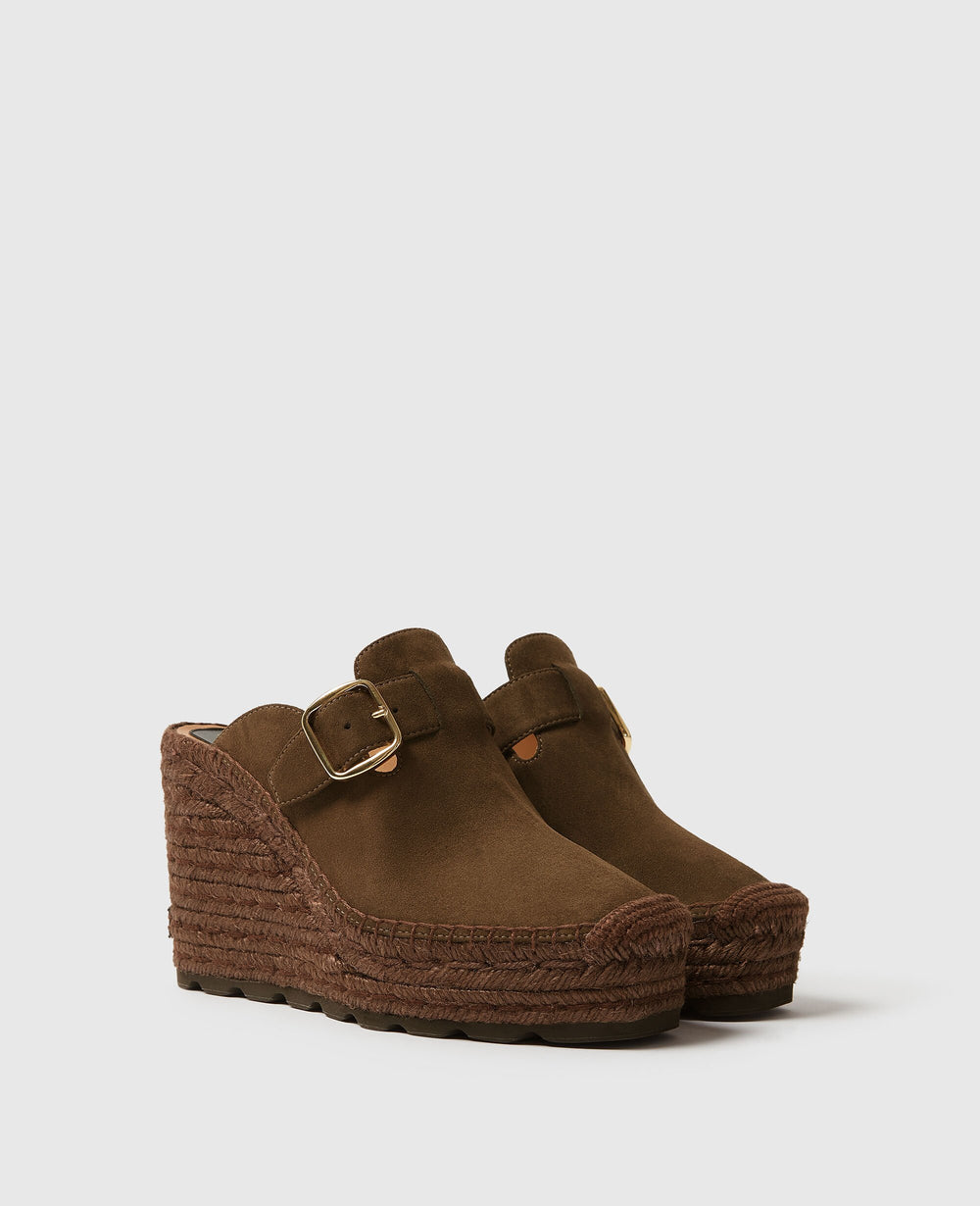 Gaia Suede Clogs