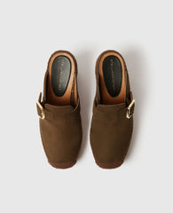 Gaia Suede Clogs