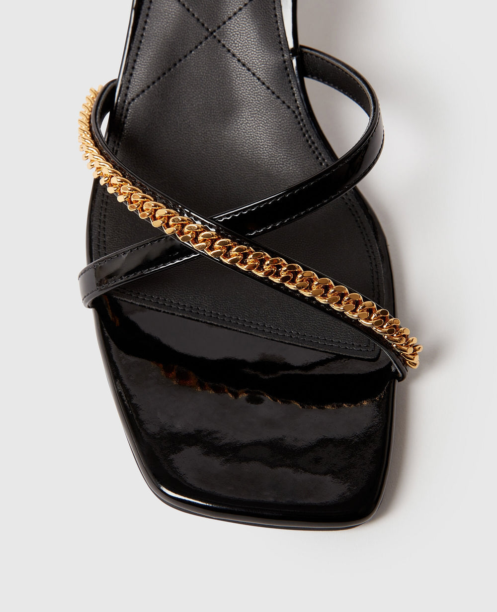 Elsa Patent Kitten Heels