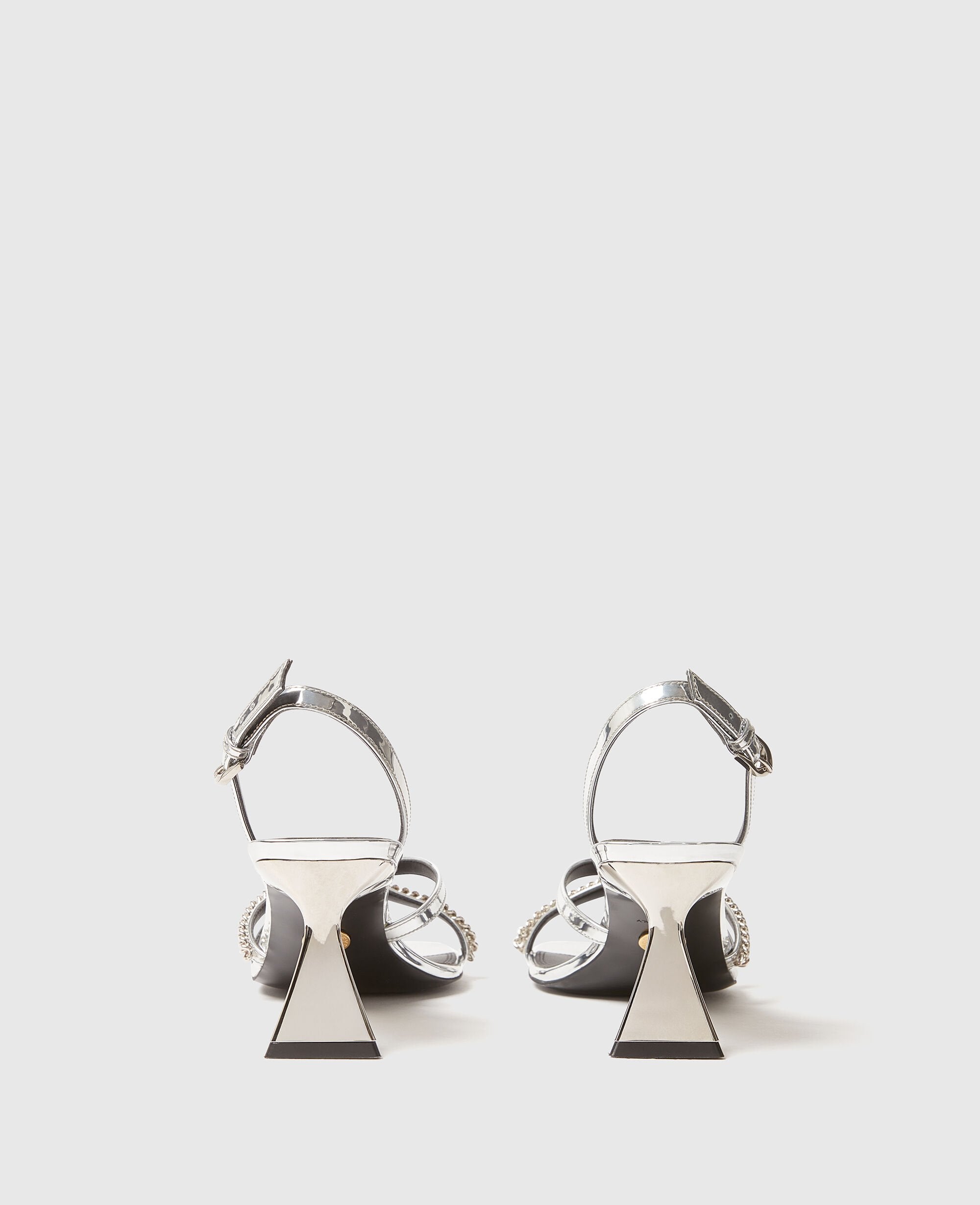 Elsa Metallic Heeled Sandals