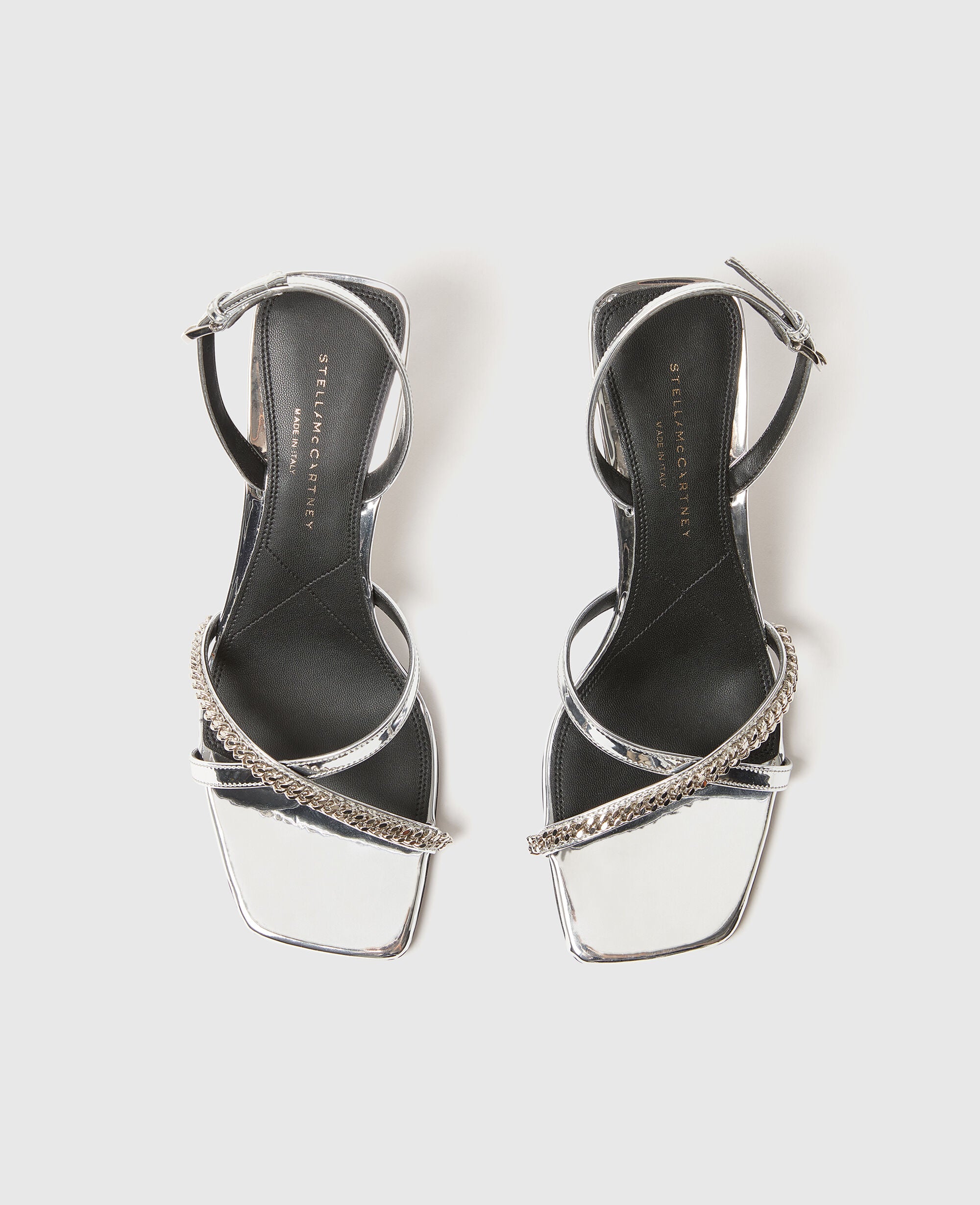 Elsa Metallic Heeled Sandals