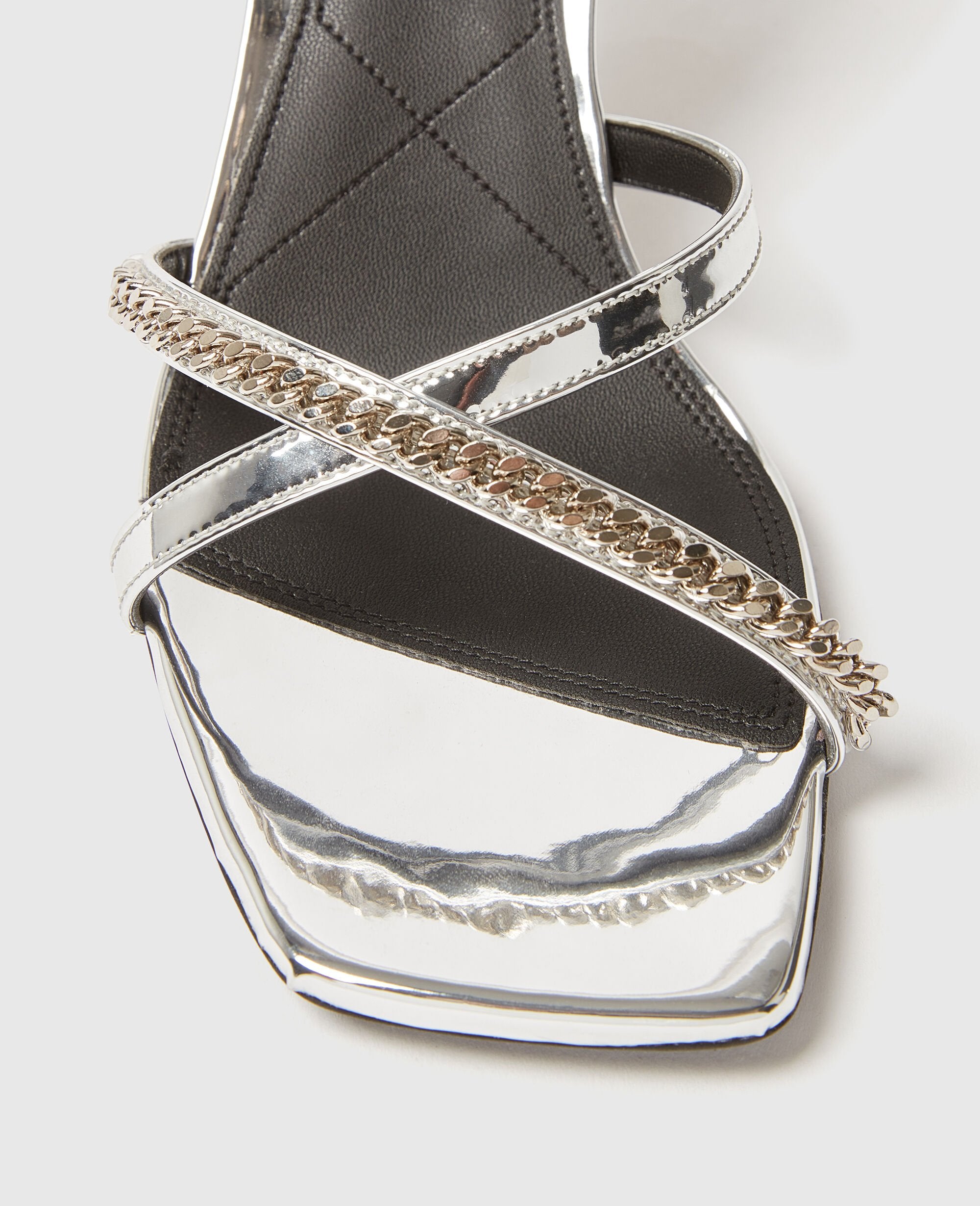 Elsa Metallic Heeled Sandals
